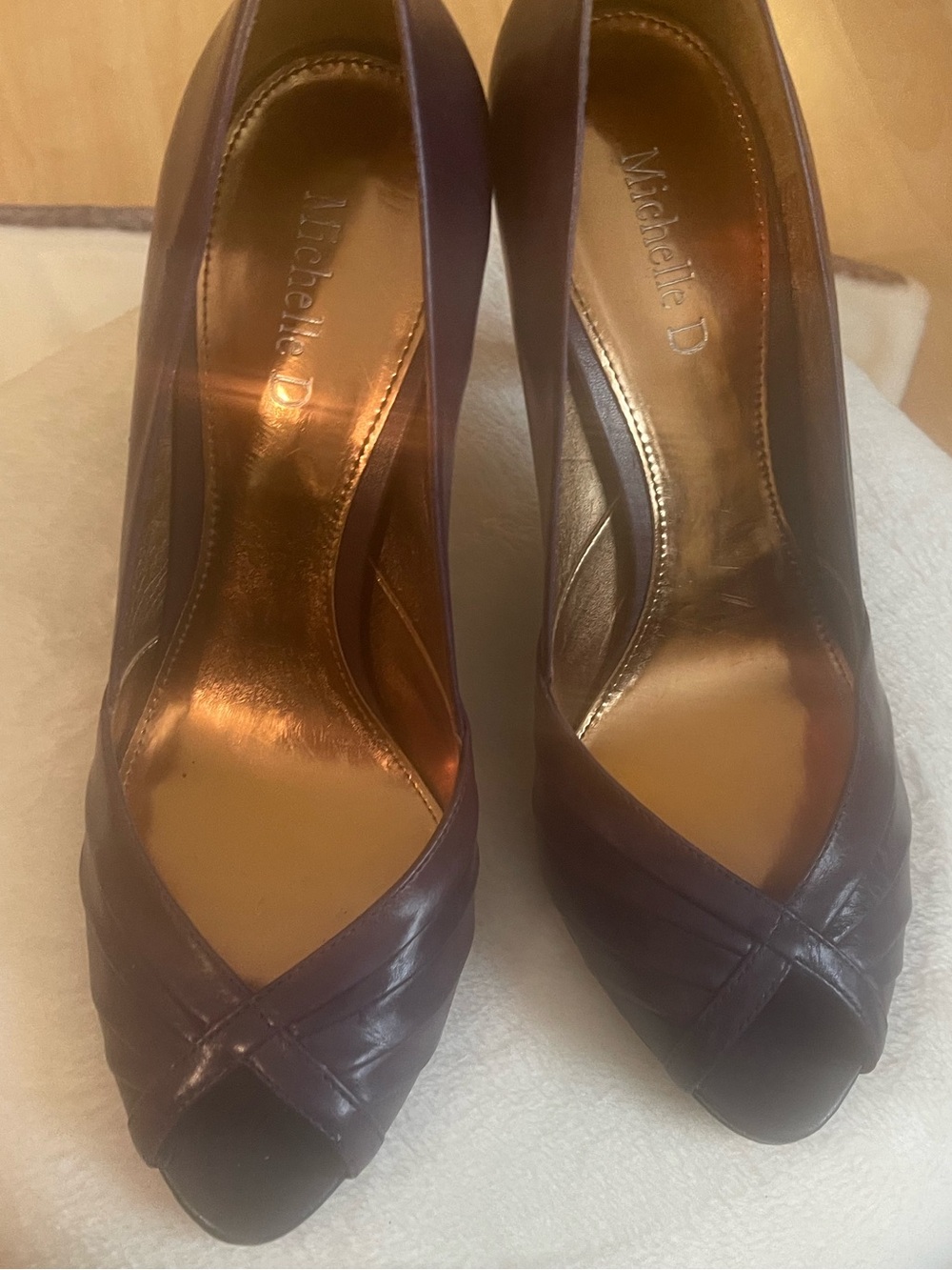 Deep purple heels